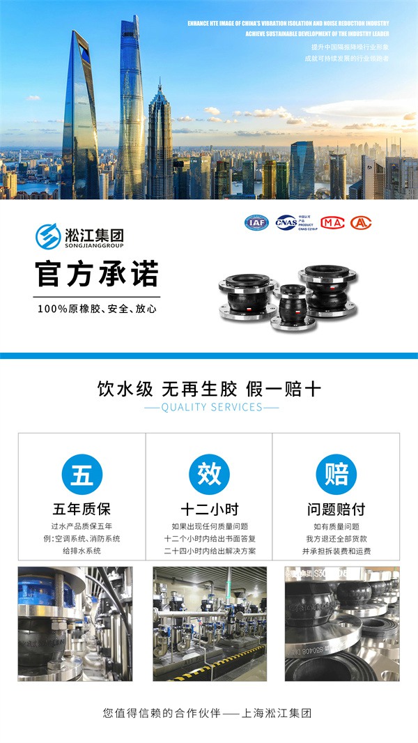 DW型 飲用水橡膠軟接頭